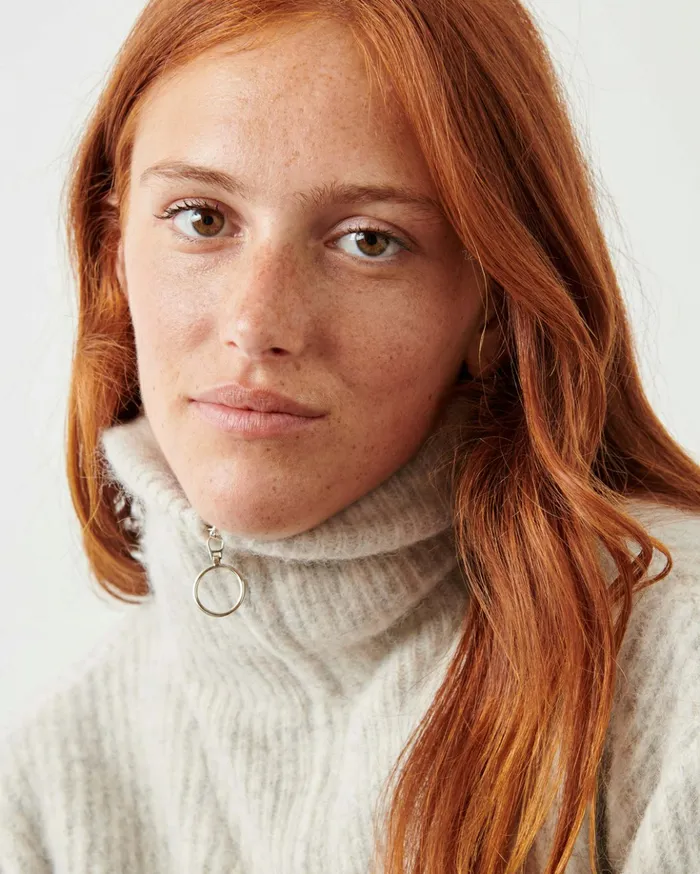 Sessn Womens Jumpers Lowell Stonewhite