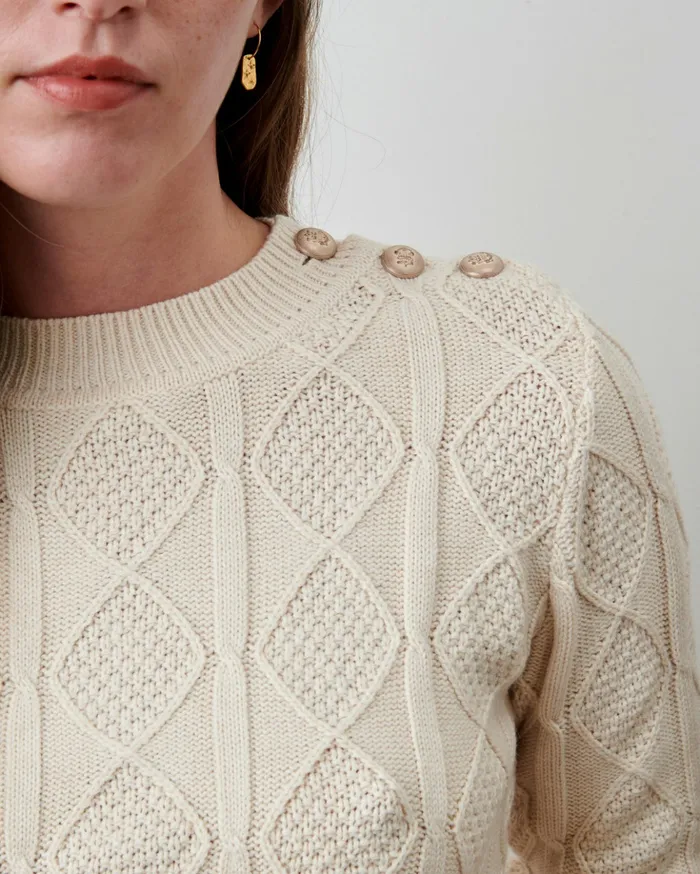 Sessn Womens Jumpers Rooney Fleur de Sel
