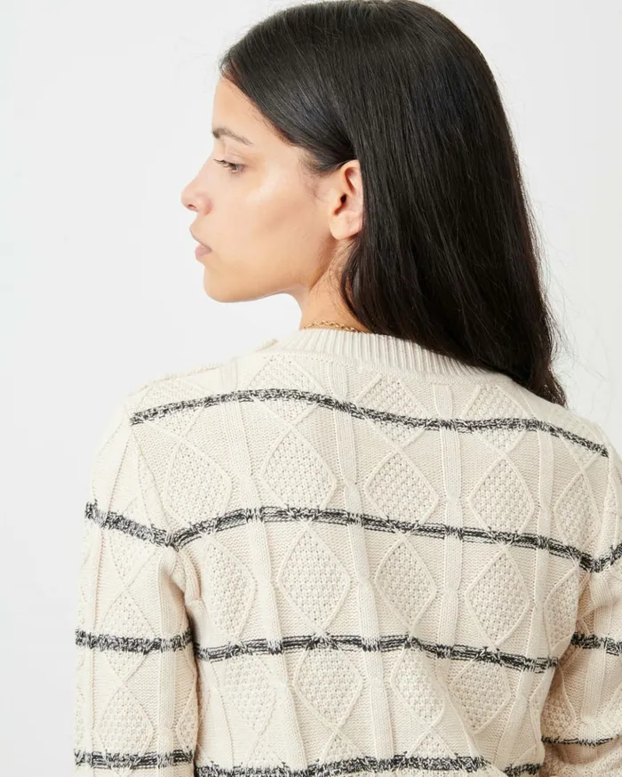 Sessn Womens Jumpers Rooney Whiblack
