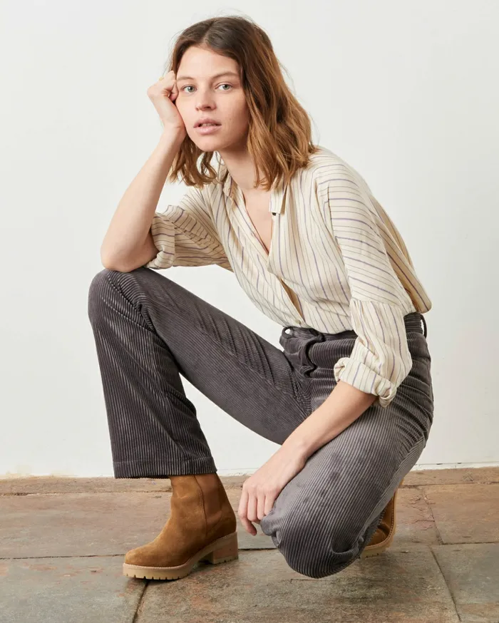 Sessn Womens Shirts And Blouses Botan Lilac Sand On Sale