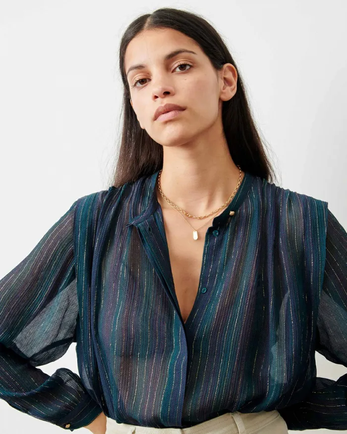 Sessn Womens Shirts And Blouses Palm spring Malachite Cheap On Sale