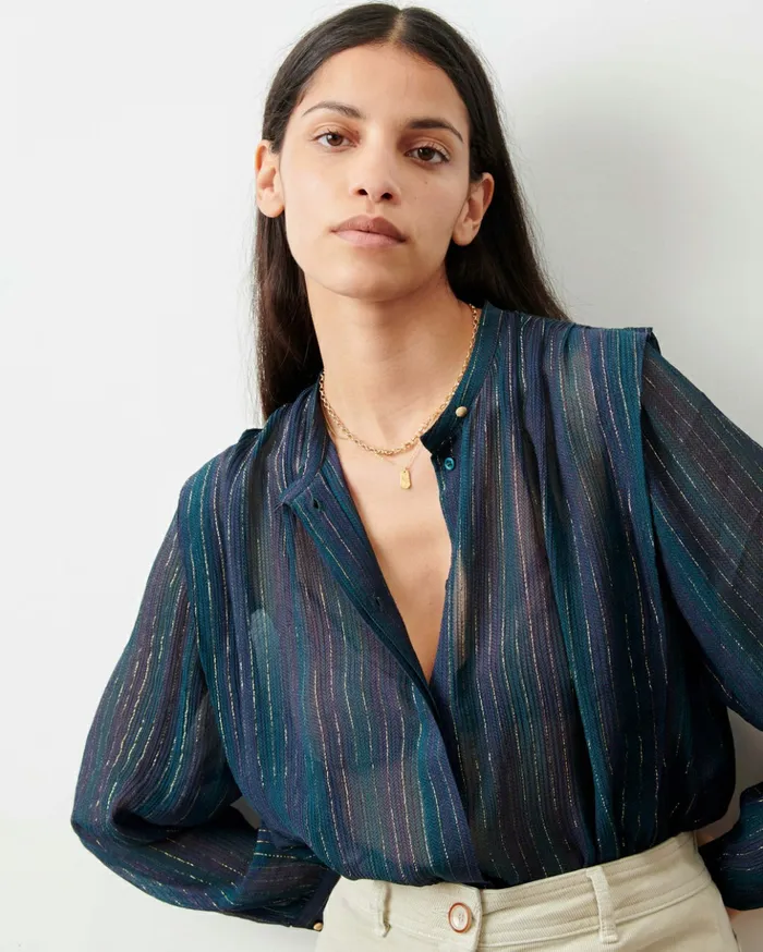 Sessn Womens Shirts And Blouses Palm spring Malachite Cheap On Sale