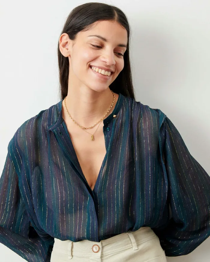 Sessn Womens Shirts And Blouses Palm spring Malachite Cheap On Sale