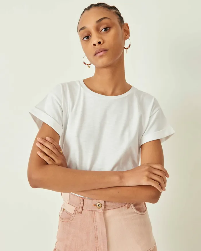 Sessn Womens TShirts And Tops Albano Optical White Online