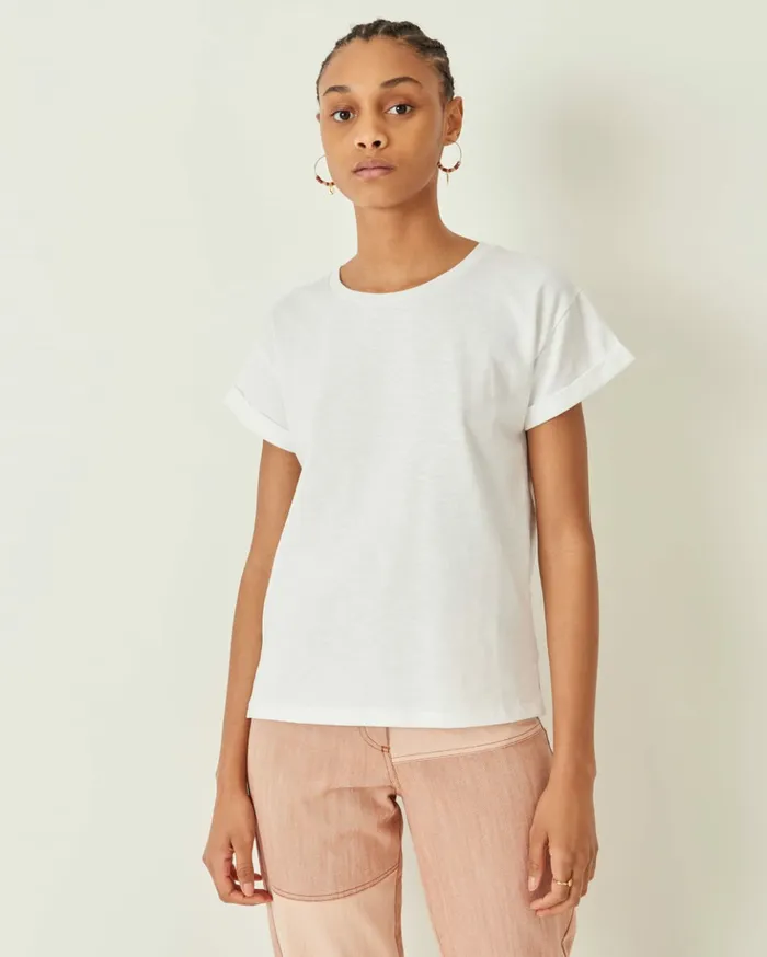 Sessn Womens TShirts And Tops Albano Optical White Online