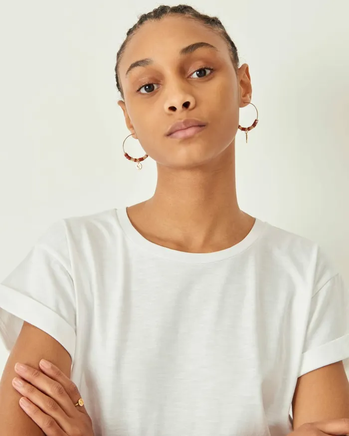 Sessn Womens TShirts And Tops Albano Optical White Online