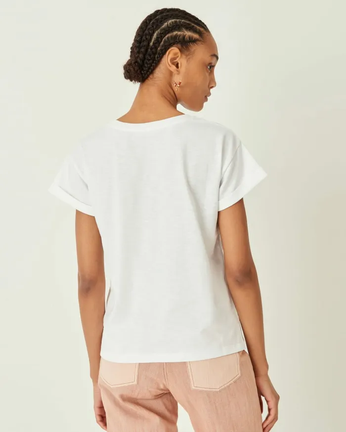 Sessn Womens TShirts And Tops Albano Optical White Online