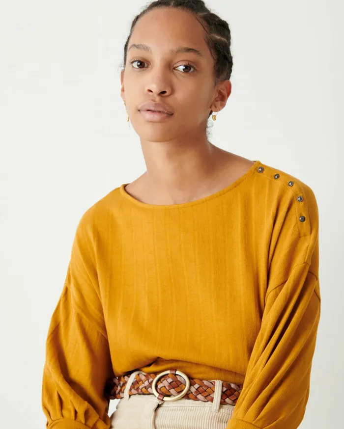 Sessn Womens TShirts And Tops Kitu Golden Cheap On Sale
