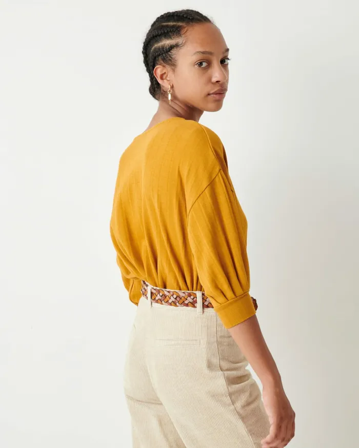 Sessn Womens TShirts And Tops Kitu Golden Cheap On Sale