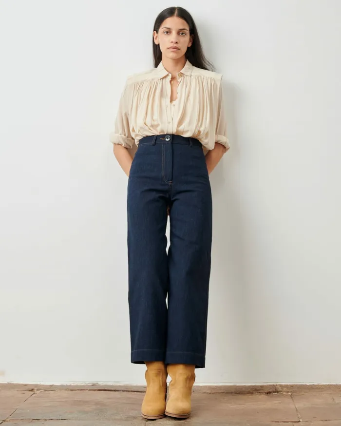 Sessn Womens Trousers Cookie m Indigo