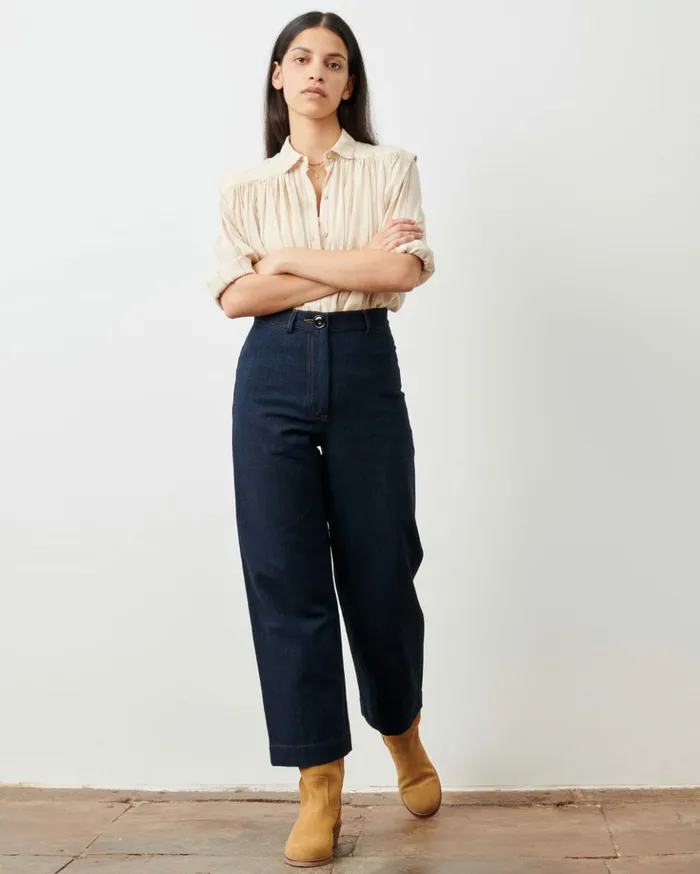 Sessn Womens Trousers Cookie m Indigo