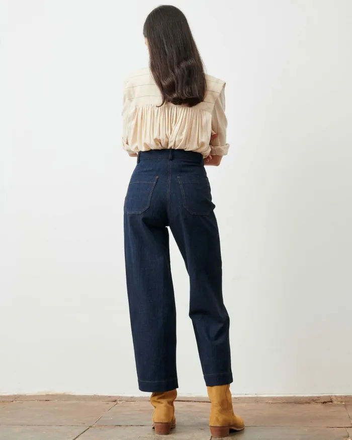 Sessn Womens Trousers Cookie m Indigo