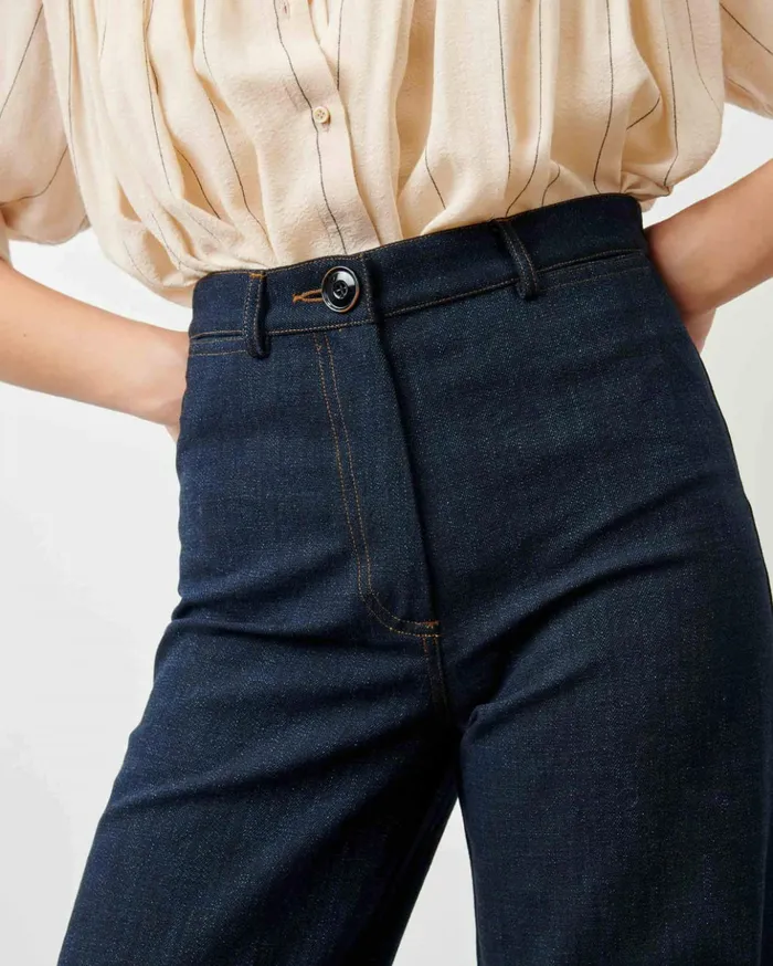 Sessn Womens Trousers Cookie m Indigo