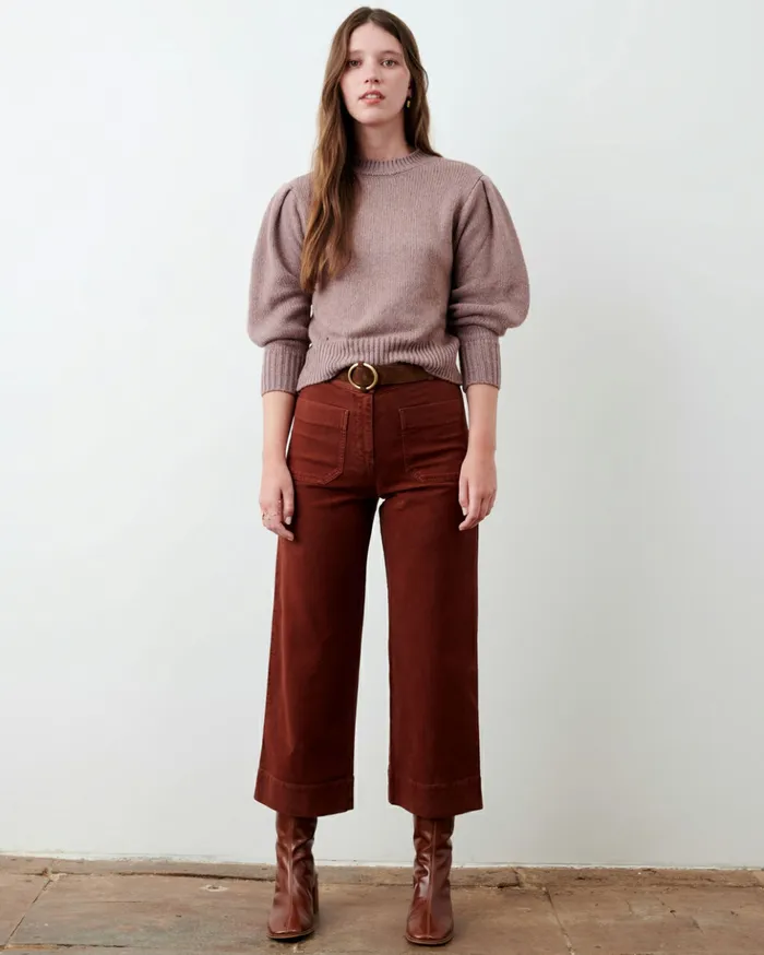 Sessn Womens Trousers Hudpeach Irish Brown