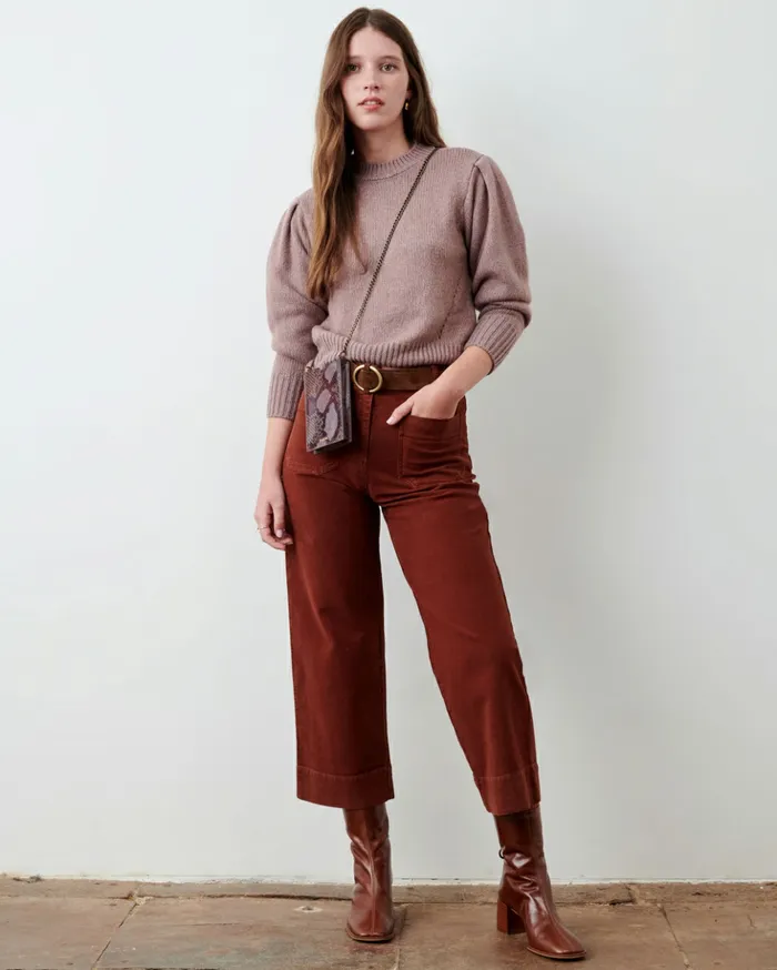Sessn Womens Trousers Hudpeach Irish Brown