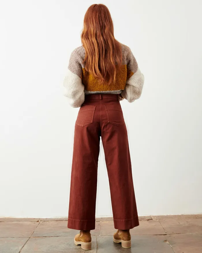 Sessn Womens Trousers Hudpeach Irish Brown