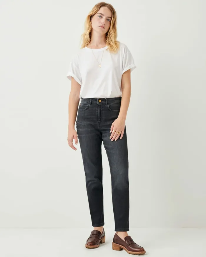 Sessn Womens Trousers Momon o Brocken Black