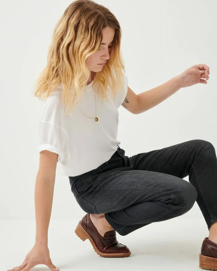 Sessn Womens Trousers Momon o Brocken Black