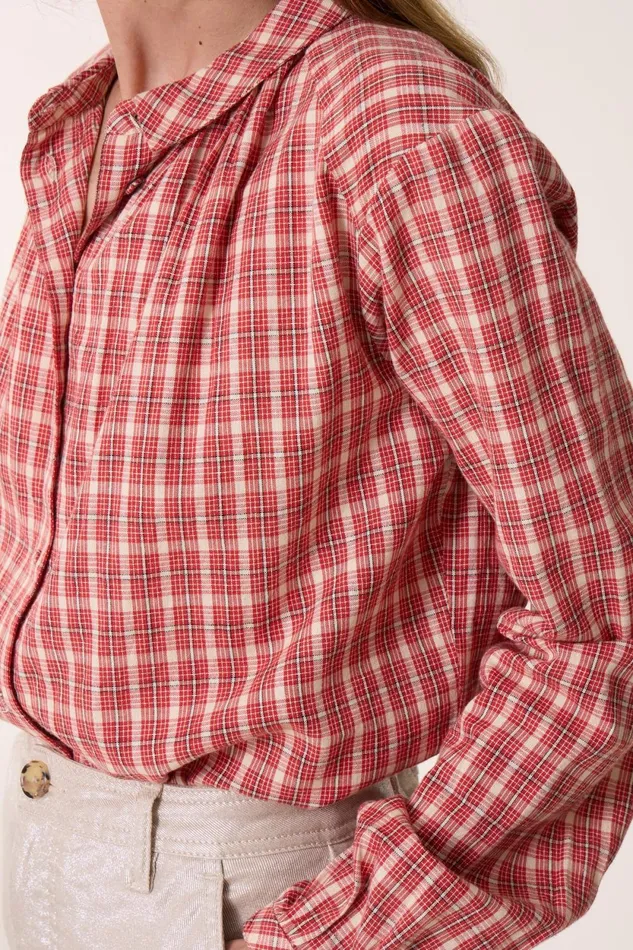 Shirts and Blouses Women Leon and Harper Cob Multi Shirt Red