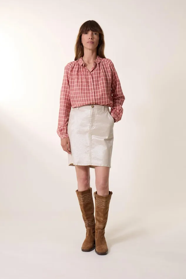 Shirts and Blouses Women Leon and Harper Cob Multi Shirt Red