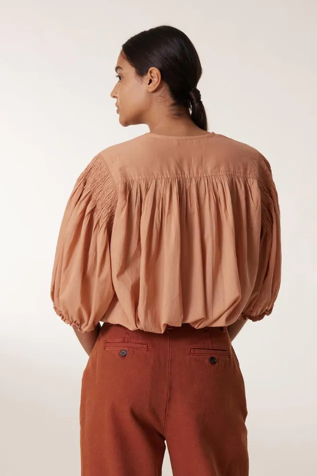 Shirts and Blouses Women Leon and Harper Corso Plain Blouse Peach