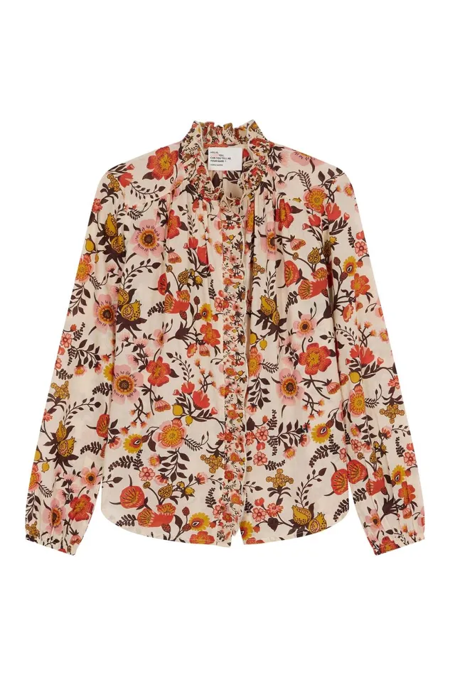 Shirts and Blouses Women Leon and Harper Crys Gipsy Shirt Ecru