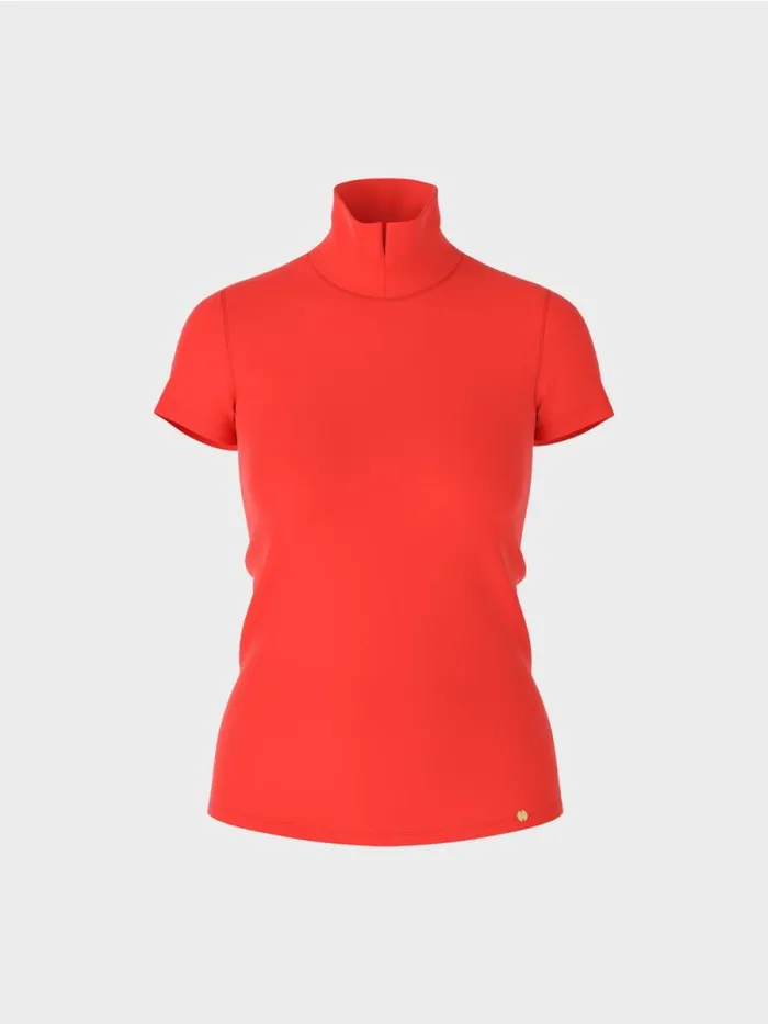 Shirts and Tops Damen Marc Cain Hochgeschlossenes TShirt Campari