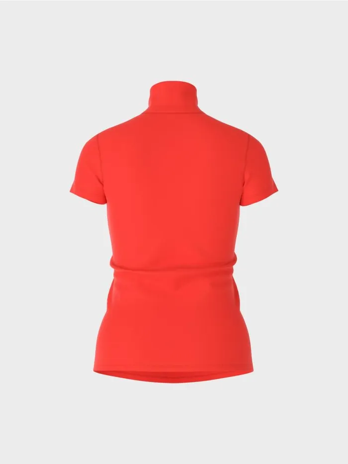 Shirts and Tops Damen Marc Cain Hochgeschlossenes TShirt Campari