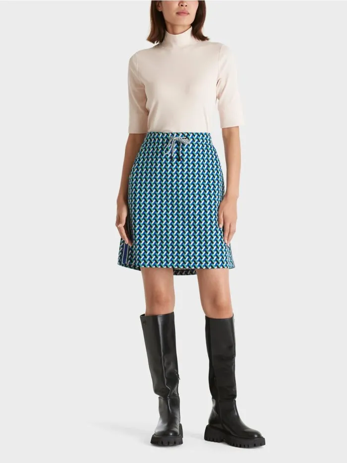 Shirts and Tops Damen Marc Cain Shirt Mit Stehkragen Und rmel Almond Blossom