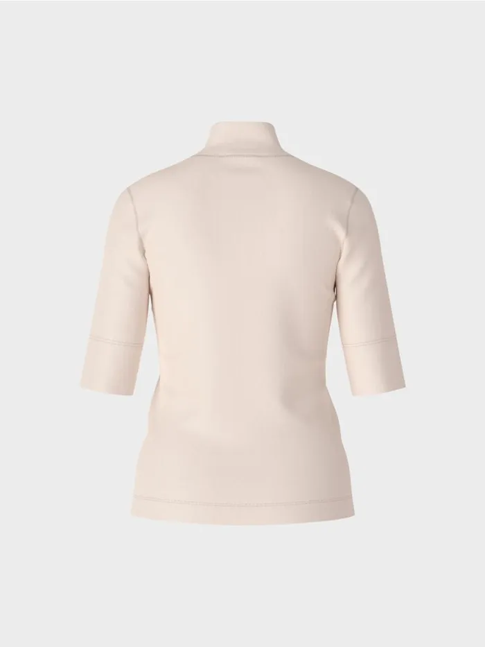 Shirts and Tops Damen Marc Cain Shirt Mit Stehkragen Und rmel Almond Blossom