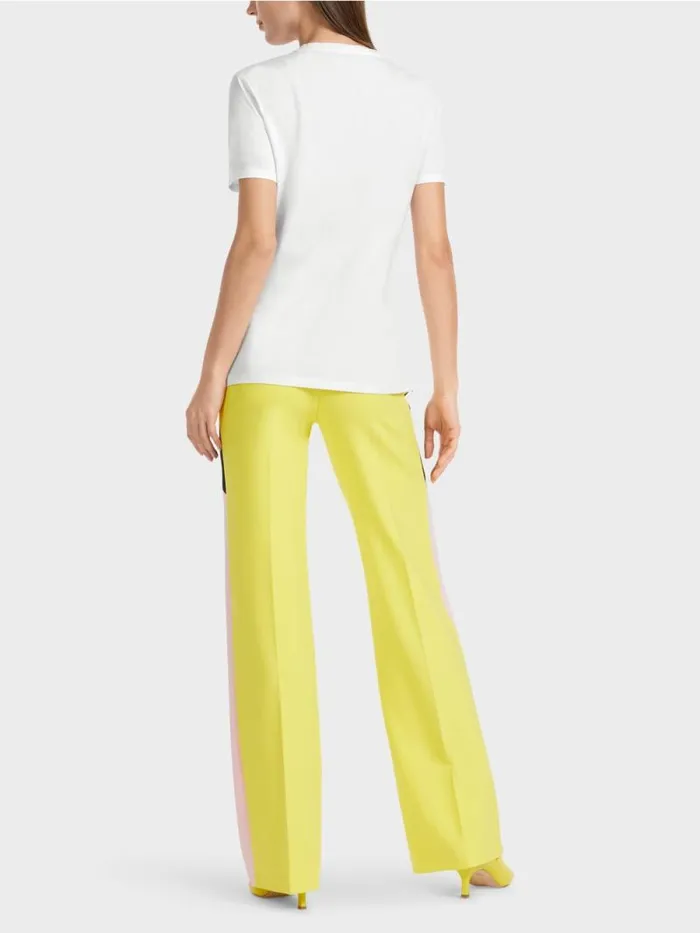 Shirts and Tops Damen Marc Cain TShirt Mit VogelApplikation White