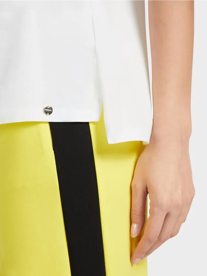Shirts and Tops Damen Marc Cain TShirt Mit VogelApplikation White
