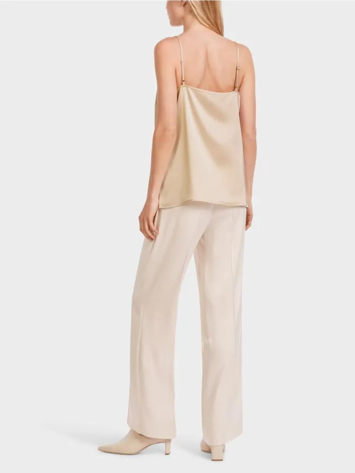 Shirts and Tops Damen Marc Cain Top Mit Schmaler Kette Soft Blossom