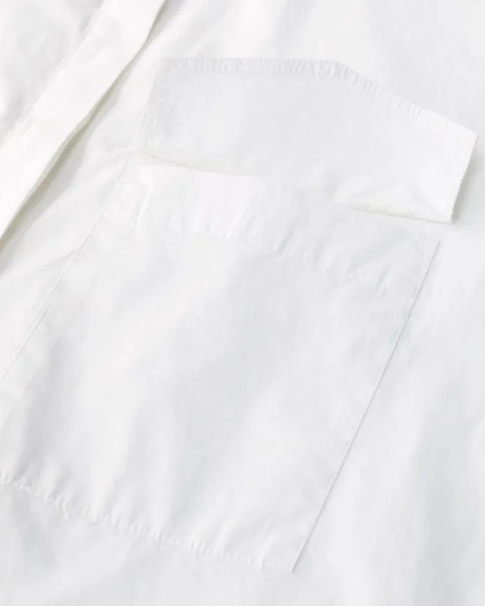 Shirts and Tops Women Belstaff Hurste Oversized Shirt White Shirts and Tops Women Belstaff Hurste Oversized Shirt White