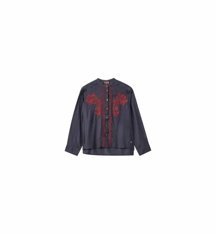 Shirts MOS MOSH Women MMHSweet Craftsman Shirt 8211 HEYANNO Salute Navy Shirts MOS MOSH Women MMHSweet Craftsman Shirt 8211 HEYANNO Salute Navy