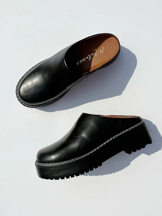 Shoes Lisa Says Gah Women Lena Chunky Mule Black