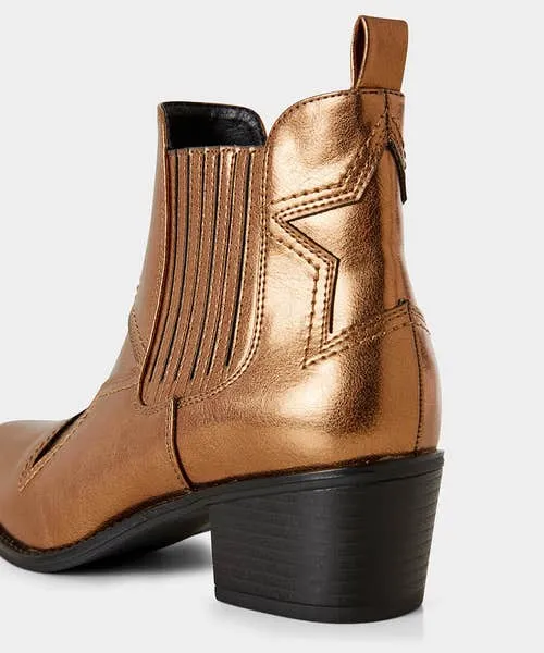 Shoes Sandals and Boots Joebrowns Apparel Star Gazer Western Boots Bronze Shoes Sandals and Boots Joebrowns Apparel Star Gazer Western Boots Bronze