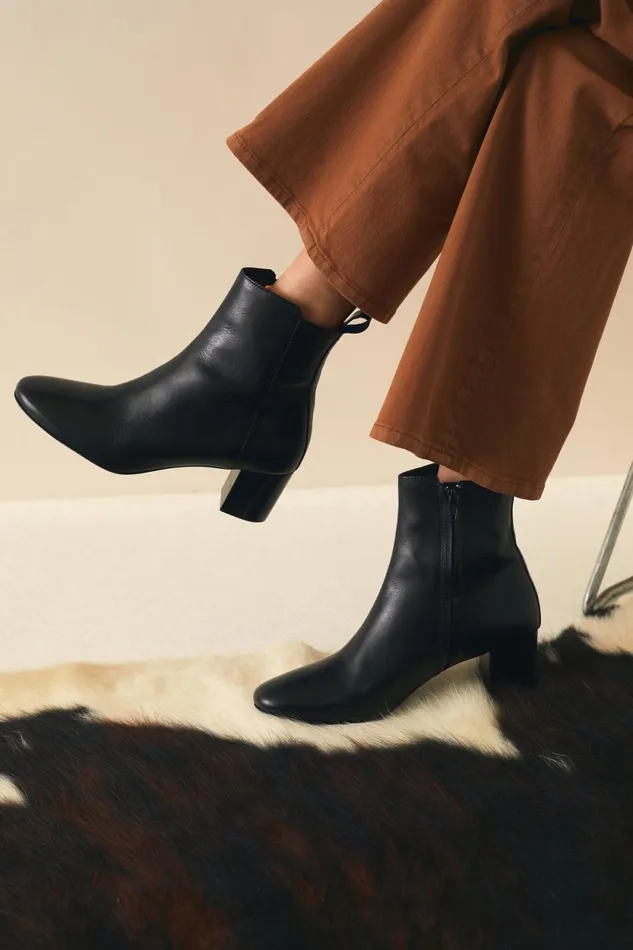 Shoes Women Leon and Harper Jane Uni Boots Black