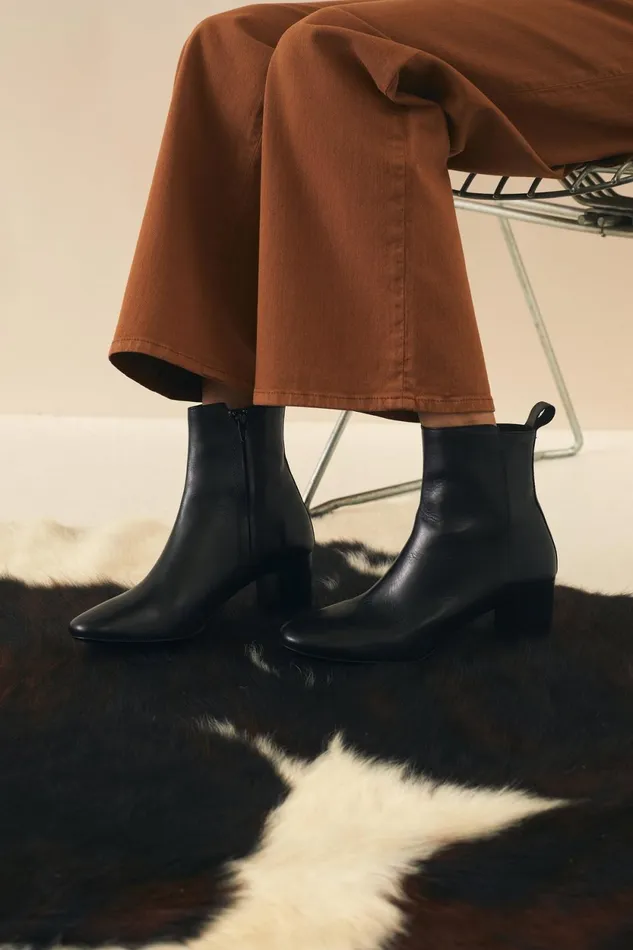 Shoes Women Leon and Harper Jane Uni Boots Black