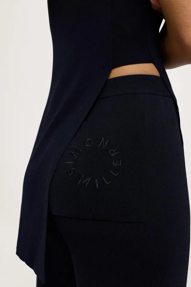 Shop Simon Miller KNITWEAR Knits By Whitsett Pant Black