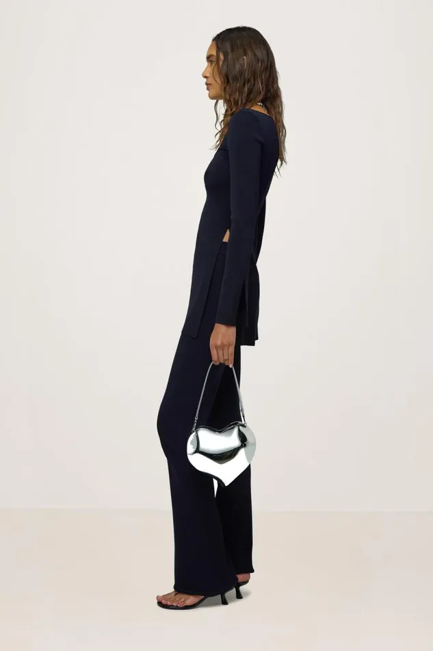 Shop Simon Miller KNITWEAR Knits By Whitsett Pant Black