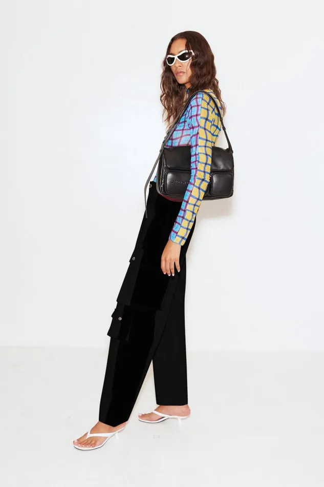 Shop Simon Miller TOPS Combo Wendel Top Blue Yellow Plaid