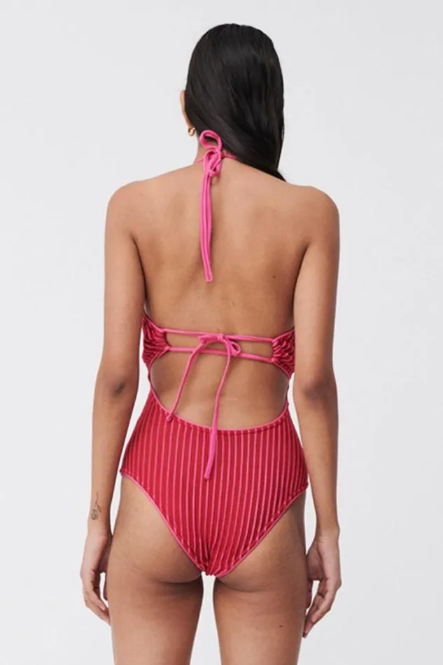 Shop SUBOO Swimwear Frida Deconstructed Strappy One Piece