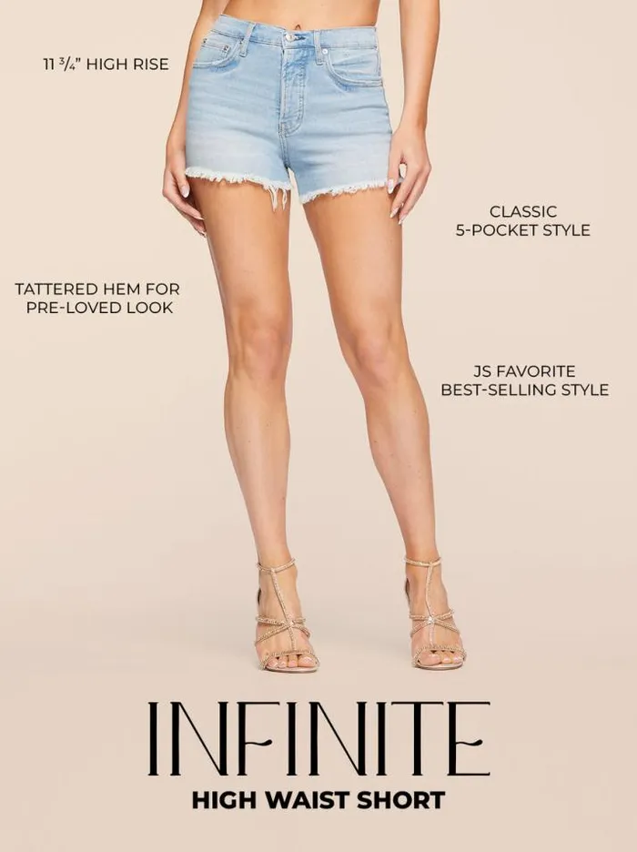 Shorts Clothing Jessica Simpson Infinite High Waist Short In Fade Away