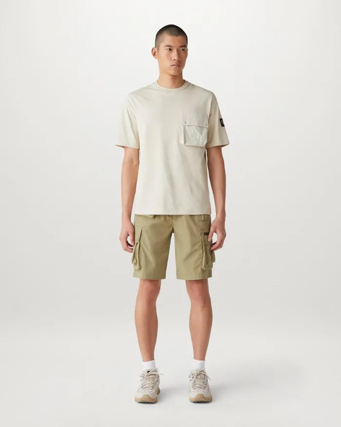 Shorts Men Belstaff Castmaster Short Aloe Shorts Men Belstaff Castmaster Short Aloe