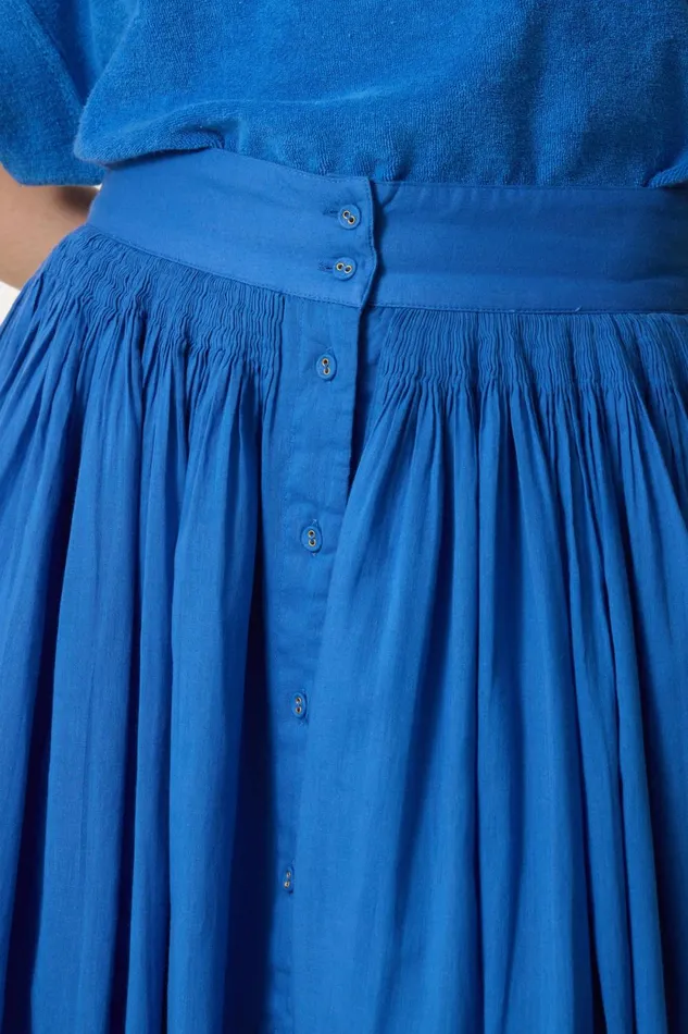 Skirts and Shorts Women Leon and Harper Jiotto Plain Skirt Ocean