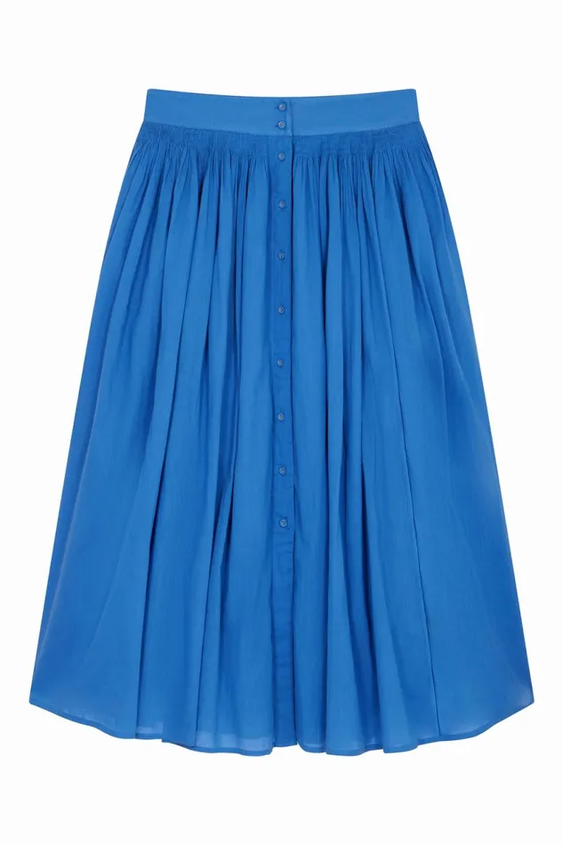 Skirts and Shorts Women Leon and Harper Jiotto Plain Skirt Ocean