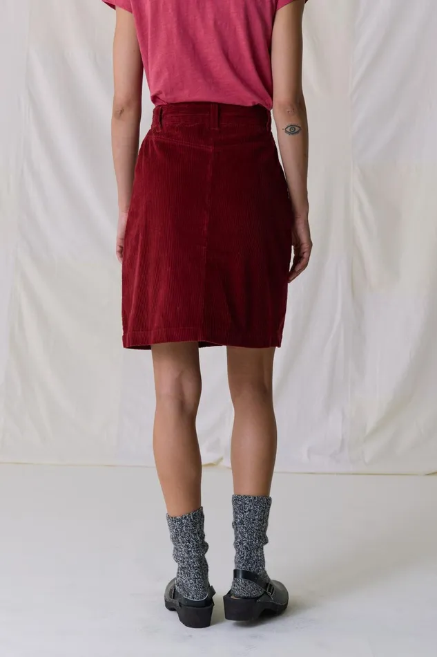 Skirts and Shorts Women Leon and Harper Joris Plain Skirt Carmin