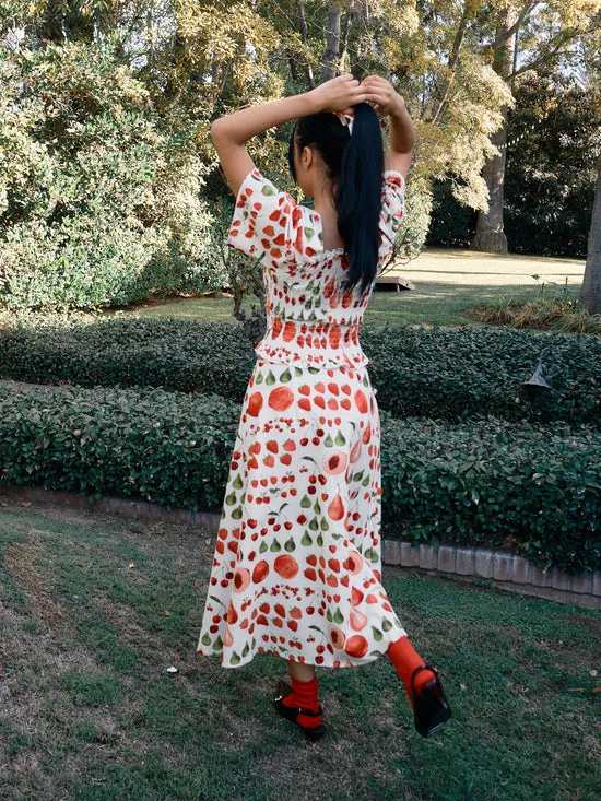 Skirts Lisa Says Gah Women Capri Wrap Skirt Fruit Print
