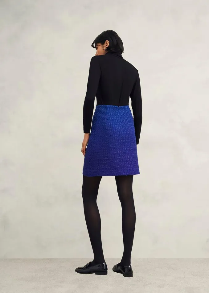 Skirts Women HOBBS Khloe Skirt With Wool Cobalt